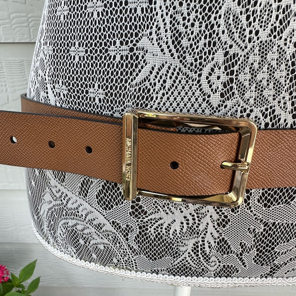 Michael Kors Leather Belt Size Large